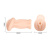 Crazy Bull Pocket Pussy Ruby - Мастурбатор-вагина с виброяйцом, 13х4.6 см (телесный)